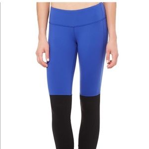 Royal blue/black Alo goddess leggings